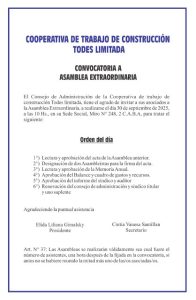 ASAMBLA COOPERATIVA TODES